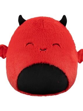 Squishmallows Fuzz-A-Mallows-Red Devil Dante Plush